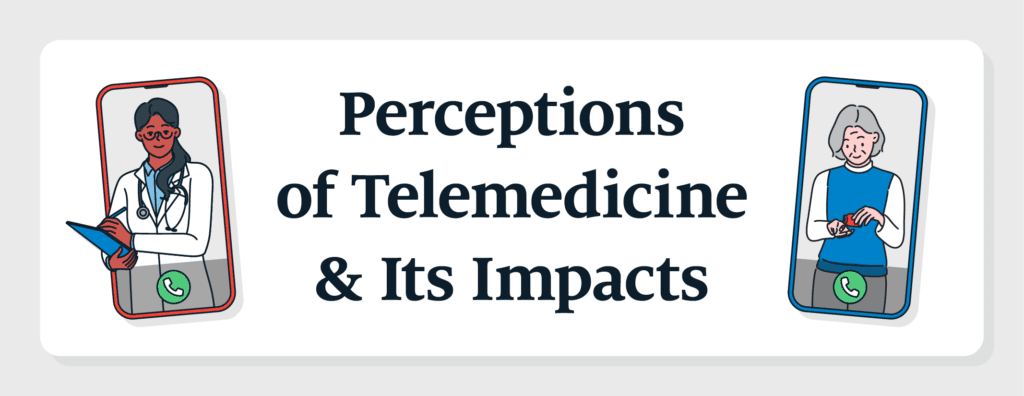 Header image for a blog about how Americans perceive and utilize telemedicine.