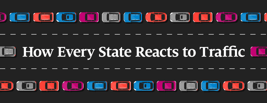 Header image for a blog about traffic habits across America.